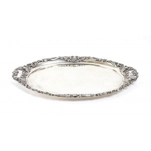 Continental silver tray - XIX secolo