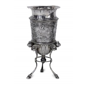 German silver vase - Hanau late 19th century