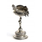 German silver figural wedding cup - Hanau circa 1900 , mark of WOLF & KNELL