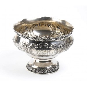 American sterling silver punch bowl - 19th century, mark of GORHAM MFG Co.