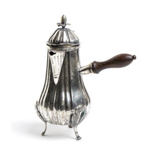 Italian silver chocolat pot - 18th century Venice fake marks