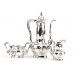 American Art Nouveau sterling silver coffee service - ALVIN MFG Co. - late 19th early 20th century
