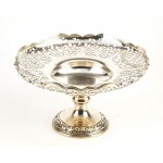 English sterling silver tazza - London 1913, mark of WAKELY & WHEELER
