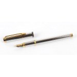 WATERMAN, sterling silver fountain pen, 18k gold nib