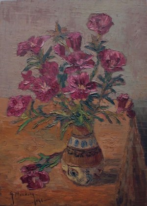 Christo Stefanoff Mendoly (1898-1966), Kwiaty w wazonie (1946)
