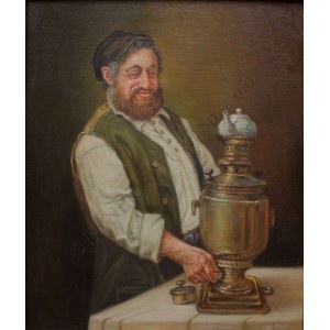Konstantin Ševčenko (1910-1991), So samovarom