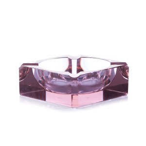 Alexandrite cabinet ashtray - MOSER, 1930s.