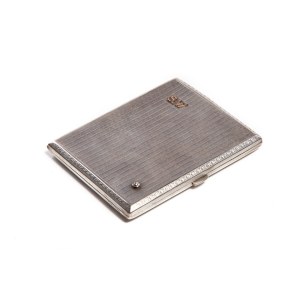 Cigarette case with diamond - 1920s/30s.