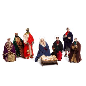 Figurines from the Christmas nativity scene