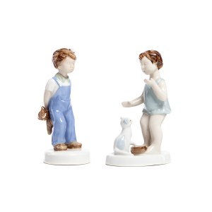 Pair of porcelain figurines - Royal Dux Bohemia