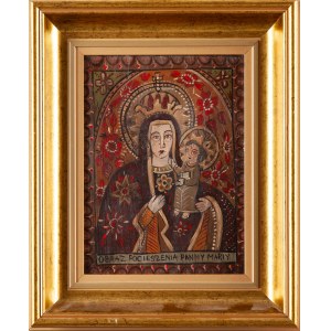 Obraz pocieszenia Panny Maryi - praca artysty ludowego