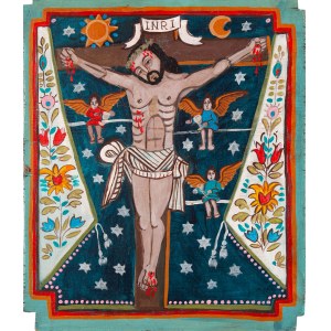 Christ Crucified - work of a folk artist