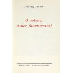 BANACH Andrzej - Über polnische fantastische Kunst. Kraków 1968 Wyd. Lit. 16d, S. 340, [3]. Eingebunden in Original-Rehbraun,...