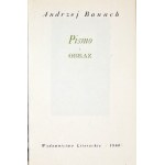BANACH Andrzej - Writing and image. Krakow 1966, Wyd. Lit. 16d, pp. 259[3], plates 2. o.b. fl. ,...