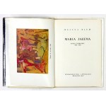 BLUM Helena - Maria Jarema. Life and work 1908-1958. Cracow 1965; Wydawnictwo Literackie. 16d, pp. 101, [2],...