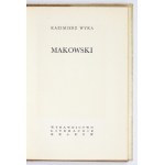 WYKA Kazimierz - Makowski. Kraków 1973, Wyd. Lit. 16d, S. 157, [3]. Orig. fawn,...