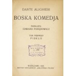 DANTE Alighieri - Boska komedja. T. 1-3. 1925