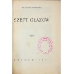 JANOSZANKA Michalina - Whisper of the boulders. Kraków 1931; printed in. Powściągliwość i Praca. 16d, p. 203, tabl. 1....