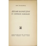 ZEGADŁOWICZ Emil - Zegar słoneczny w chińskim ogrodzie. Poznań 1929. Księg. św. Wojciecha. 16d, s. [4], 78....