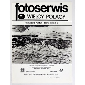 [FOTOSERWIS. Wielcy Polacy. Mistrzowie pędzla i dłuta. Cz. 4] - zestaw 10 czarno-...