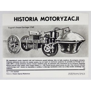 [HISTORIA motoryzacji] - Satz von 18 schwarz-weißen fotografischen Reproduktionen. Warschau [B. d.]...