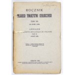 ROCZNIK Polskiego Towarzystwa Geologicznego. T. 12 Für das Jahr 1936. Krakau. 1936. der Polnischen Geologischen Gesellschaft. 8,...