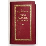 P. MAŁACHOWSKI - Zbior nazwisk szlachty z Opisem Herbów - reprint