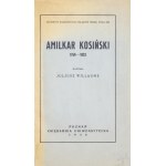 WILLAUME Juljusz - Amilkar Kosiński 1769-1823. poznań 1930. druk. Univ. 8, p. 181, [4], plate 6. opr. wsp. ppł....