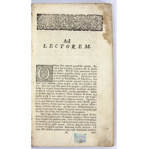 [VOLUMINA legum - tom 1] 1733