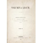 [VOLUMINA legum - tom 2 (przedruk)] 1859