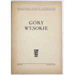 GÓRY Wysokie. [Nr 1]: IV 1954.