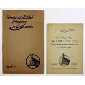 STAATLICHE GESUNDHEITSGETREIDEGESELLSCHAFT in Ciechocinek 1926 Ciechocinek 1926. Prägewerk von Wł. Łazarski, Warschau. 8, s. 42, [1]...