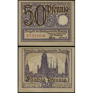 Westpreußen, 50 fenig, 15.04.1919