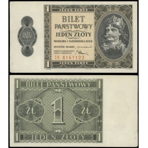 Polska, 1 złoty, 1.10.1938