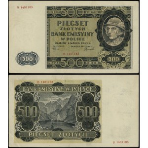 Polen, 500 Zloty, 1.03.1940