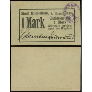 Prusy Wschodnie, 1 marka, 8.08.1914