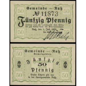 East Prussia, 50 fenigs, 1.07.1920