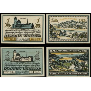 East Prussia, set: 1 and 2 marks, 1.05.1922