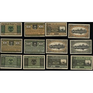 Prusy Wschodnie, zestaw 6 banknotów, 1920-1921