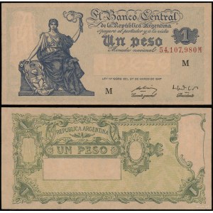 Argentina, 1 peso, 1947 (1948-1951)