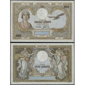 Yugoslavia, 1,000 dinars, 1.12.1931