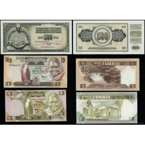 a set of different banknotes, a set of 23 banknotes from different countries