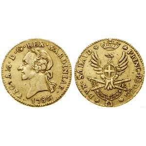 Italien, 1/2 doppii, 1786, Turin