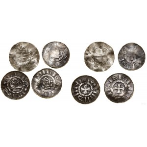 Niemcy, zestaw 4 denarów, X/XI w.