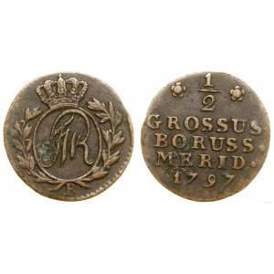 Polen, halber Pfennig, 1797 B, Breslau