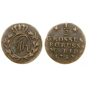 Poland, half-penny, 1797 B, Wroclaw