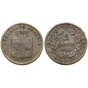 Polen, 2 polnische Zloty, 1831 KG, Warschau