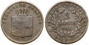 Poland, 2 Polish zloty, 1831 KG, Warsaw