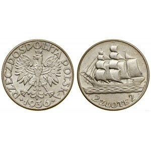 Polen, 2 Zloty, 1936, Warschau