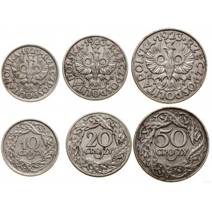 Polska, zestaw 3 monet, Warszawa